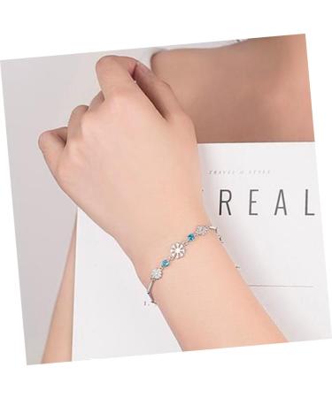 Yardenfun wrap bracelets for women beach bracelet Snowflake Bracelet gift friendship Miss jewelry medium Blue - Buy Online on GoSupps.com