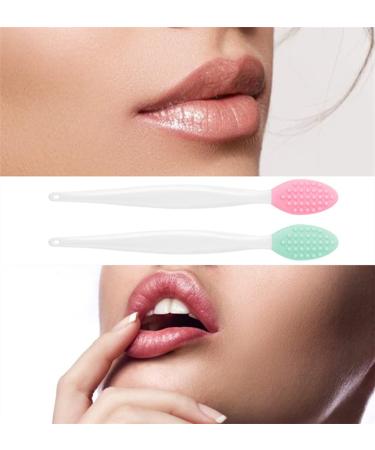 LIONVISON 2pcs Lip Scrub Brush and Facial Cleansing Brush Set for Blackhead Removal and Mask Application - Buy Online on GoSupps.com