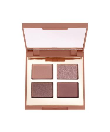 Mellow Cosmetic Eyeshadow Quad - Matte & Shimmer Shades - Eyeshadow Palette Kit for Women - Longwear Highly Pigmented Intense Color - Compact Eye Makeup Kit (Rhea)