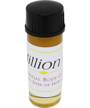 One Million - Type For Men Cologne Body Oil Fragrance Regular Cap - Gold - 1/8 oz. - ID#32228 0.13 Fl Oz (Pack of 1)