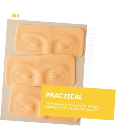 Mipcase 20 Pcs Eyebrow Practice Block Makeup Eyeshadow Fake Face Eye Makeup Board 3d Practice Tools Major 1 count (Pack of 1) As Shownx5pcs - Buy Online on GoSupps.com
