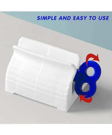Multifunctional Toothpaste Tube Squeezer Dispenser - Bathroom Accessories for Cosmetics and Facial Cleanser - Buy Online on GoSupps.com