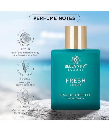 prime craft ZAIVA FRESH Eau De Toilette Unisex Perfume for Men & Women with Bergamot Ylang Ylang |Refreshing EDT Long Lasting Fragrance Scent 100 Ml - Buy Online on GoSupps.com