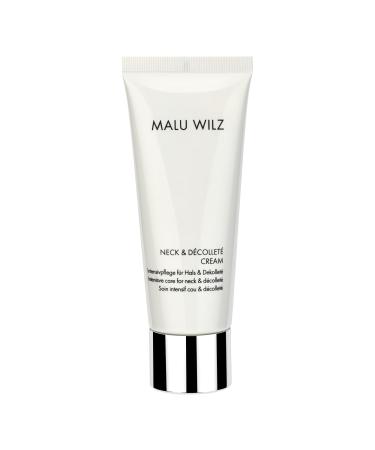 Malu Wilz Malu Wilz Neck & D collet Plumping Cream for the Neck and D collet 75 ml | Anti-aging treatment with hyaluronic acid and jojoba firming and moisturizing fights wrinkles absorbs quickly