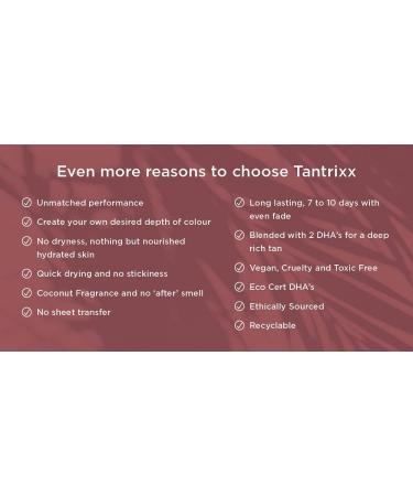 Tantrixx Self Tanning - LUXURY Tanning Mitt | Double Sided | Washable | Moisture Resistant | Stain Free Hands - Buy Online on GoSupps.com