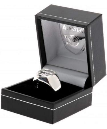 Buy Arsenal FC Sterling Silver Ring - Official Merchandise | International Shipping Available - Buy Online on GoSupps.com