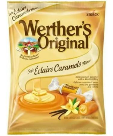 Werther Original Caramel Candy Variety Pack - Milk Chocolate Caramels Soft Eclairs Vanilla clair Hard Candies - Buy Online on GoSupps.com