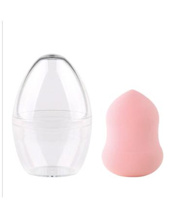 Makeup Sponge Makeup Sponge Puff Egg Microfiber Face Sponge Face Foundation Concealer Cosmetic Powder Sponge Makeup Sponge Holder(Pink-HL)