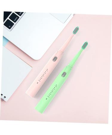 ULTECHNOVO Waterproof Electric Toothbrush Head for Adults - On-The-Go Travel Brush - Green - 1 Piece - Buy Online on GoSupps.com