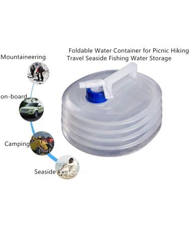 AMPPHY Large Capacity Folding Water Bottle - 5L Outdoor Car Water Bag Bucket - Buy Online on GoSupps.com