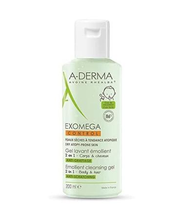 A-DERMA Exomega Control 2in1 Emollient Cleansing Gel 200ml