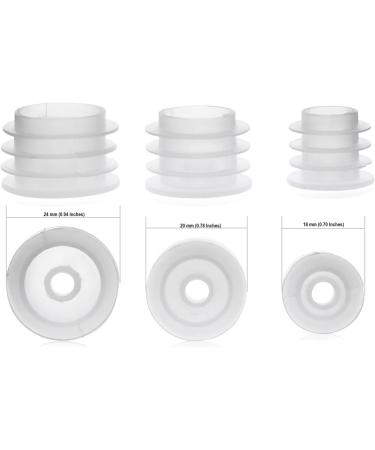 Press in Bottle Adapter for 18mm Neck Bottles - 6ml Clear Oral Syringe (Pack of 12) | International Shipping - Buy Online on GoSupps.com