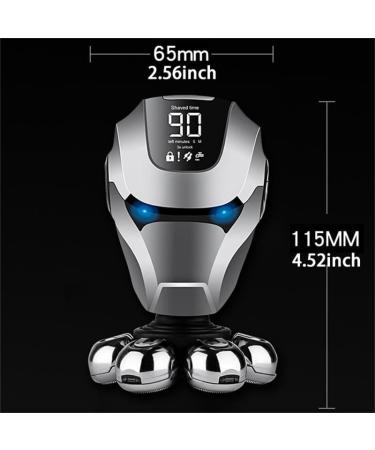 Best Head Shavers for Bald Men - Electric Rechargeable Razor with 7 Floating Heads Nose Hair Trimmer & Facial Cleaning Brush - Buy Online on GoSupps.com