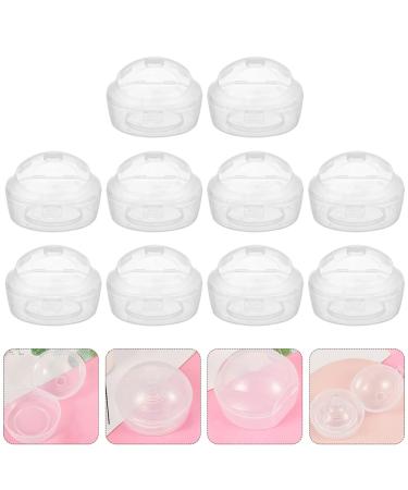 Toyandona 10-Pack Silicone Pacifier Storage Box - Dustproof Transparent Case for Newborn Binkies & Toddler Pacifiers - Buy Online on GoSupps.com