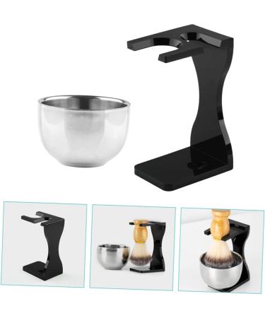 Minkissy 5-Piece Stainless Steel Razor Set | Shaving Soap Stand & Bowl | Perfect Husband Gifts | Colorful Acrylic Razors - Buy Online on GoSupps.com