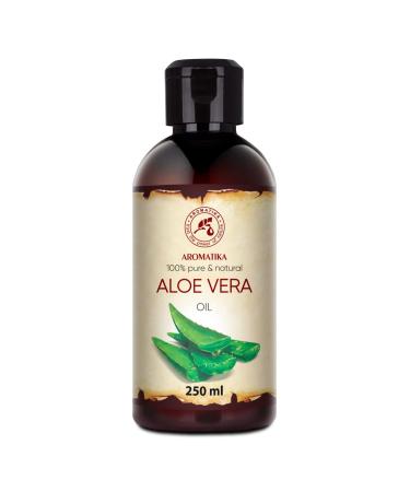 Pure Aloe Vera Oil 250ml - Aloe Barbadensis - Brasil - Skin - Face & Baby Oil - Aloe Vera Oils 250 ml (Pack of 1)