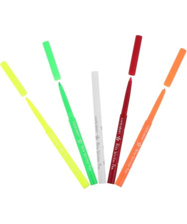 FOMIYES 20 Pcs Halloween Paint Pen Eyeliner Pen Make up Highlighter Fluorescence Liner Eye Liner Plastic 12.00X0.80X0.80CMx4pcs Assorted Colorx4pcs - Buy Online on GoSupps.com