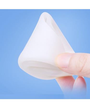White Silicone Gel Toe Soft Pads - 1 Pair for Men | Feet Protection Caps | Model 00fe66d131c68fa - Buy Online on GoSupps.com