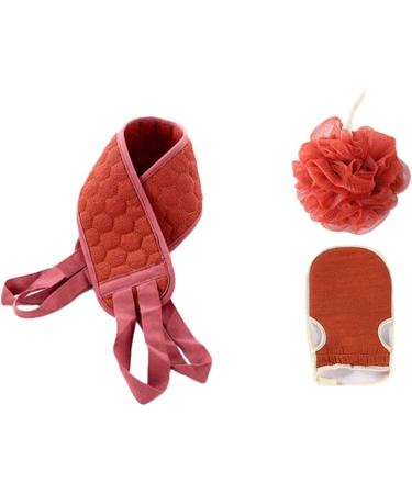 Shop NOLITOY 9-Piece Bath Set: Back Scrubber Loofah Towel & Mitt - Premium Body Care for a Spa Experience at Home - Buy Online on GoSupps.com