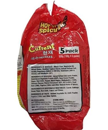 HRBS Current Hot n Spicy Chilli+Pepper Non Veg Soup Noodles 500gms 5*100gms Nepali tasty instant easy to make Hot & Spicy noodle_Package contains 5pcs Combo Hot & Spicy Chilli & Lime - Buy Online on GoSupps.com