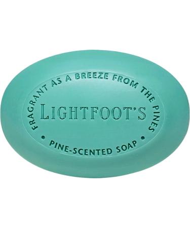 Lightfoot's Pine Soap for Men - All Natural Pine Scented Athletic Body & Hand Soap | Gift Box Included | International Shipping Available - Buy Online on GoSupps.com