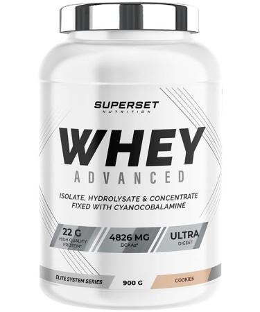Superset Nutrition | Beginner Dry Muscle Building Program - 100% Whey Protein Advanced 900g Cookies - Amino Max | Gaining muscle while maintaining a dry and drawn physique in 4 weeks - Buy Online on GoSupps.com