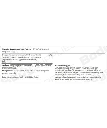 NOW Foods Maca 61 Concenrate Pure Powder 198gr - Buy Online on GoSupps.com