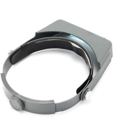 Headband Magnifier Head MountLighted Magnifying Glasses 4 Lens Headband Wearing Magnifier Watch Repair Reading Optivisor Eye Welding Visor Tool for Hobbies Reading Jewelry Loupe Crafts Watch - Buy Online on GoSupps.com