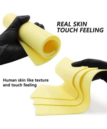 rumoe 5Piece 3MM Silicone Thick Practice Thick Practice Skin Double Sides Practice for Beginners - Buy Online on GoSupps.com