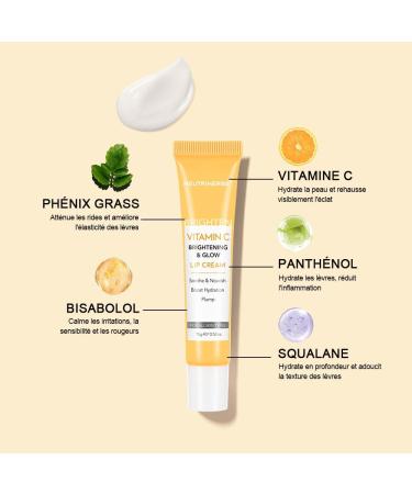 NEUTRIHERBS Cr me L vres la Vitamine C - Baume Nourrissant et R parateur Avec Squalane - Traitement Portable Pour L vres S ches - 1 2 g Vitamin C - Even Lip Tone - Buy Online on GoSupps.com