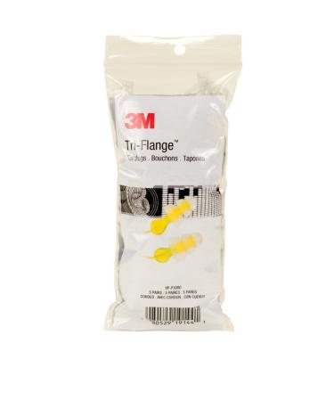 3M Tri-Flange Corded Earplugs