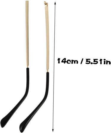 Buy Baluue 3 Pairs Universal Glasses Legs - Replacement Metal Black Frame for Men & Women | Sunglasses Arm Hinge & Underpants - Buy Online on GoSupps.com