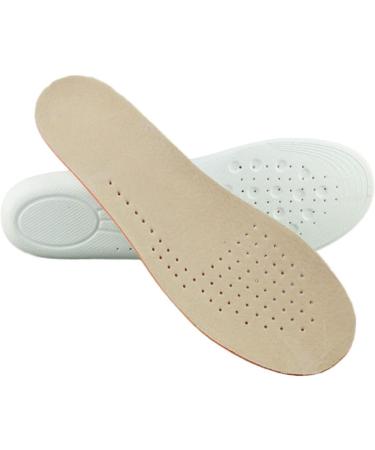 NOLITOY Heel Lift Inserts - Invisible Height Increase Shoe Pads for Men | Breathable Shoe Insoles in Khaki - Size 2 - Buy Online on GoSupps.com