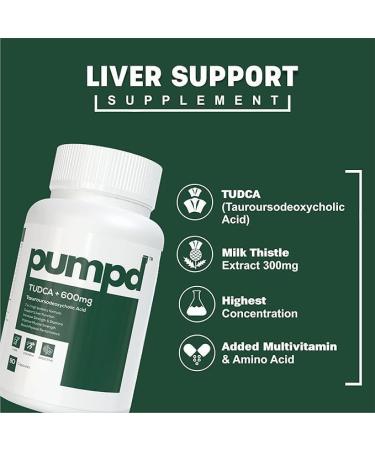 Tudca 600mg | Liver Detox Supplement 90 Capsules - Buy Online on GoSupps.com