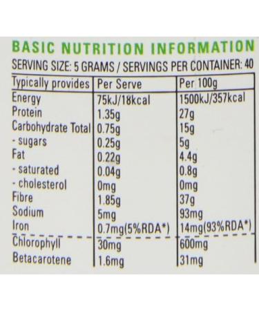 Synergy Natural Organic Barley Grass Powder - 200g - Buy Online on GoSupps.com