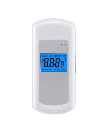 Alcohol Breathalyzer Professional-Grade Accuracy Alcohol Tester USB Digital Alcohol Breathalyzer with 10 Mouthpieces for Personal & Professional Use