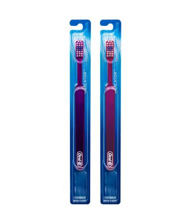 Oral-B Indicator Toothbrush 20 Small Head Youth Soft (Colors Vary) - Pack of 2