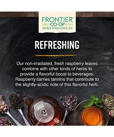 Frontier Co-op Organic Red Raspberry Leaf Tea - 1.48 oz (42 g) | Herbal Wellness - Buy Online on GoSupps.com
