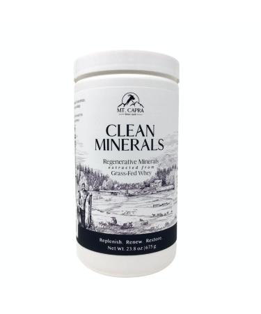 MT. CAPRA SINCE 1928 Clean Minerals | Regenerative Minerals Extracted from Grass-Fed Goat Whey Over 1000 mg Potassium 240 mg Calcium Multimineral Bioavailable Easy-to-Digest (675 g)