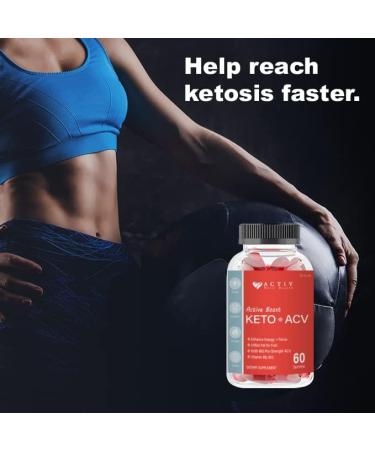 Kivus Activ Keto Gummies - Nutri Health Activ Boost ACV Gummies (60 Count) - Buy Online on GoSupps.com
