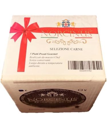 Norcinus Selection of 5 Gourmet ready meals made from raw materials of Italian gastronomic excellence with meat. - Buy Online on GoSupps.com