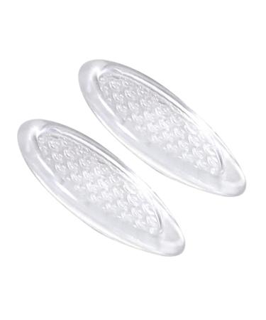 FRCOLOR 1 Pair Gel Heel Cushion Jade Brush Clear Jel Heel Inserts Silicone Gel Heel Supports Heel Pads for As Shown M
