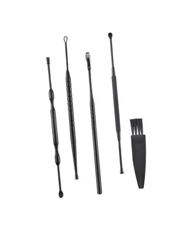 Ear Pick Earwax Removal Kit 1 Set s Ear Cleaning Tools Nursing Ear Pick Tools Ear Curette Cleansing Tools Stainless Steel Ear Spoon Practical Ear Pick Sturdy Set Spiral