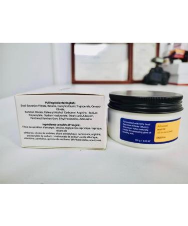 Snail Mucin All-in-One Face Cream Advanced Snail Mucin Face Cream Moisturizing Hydrating Glowing Daily Face Cream 100g/ 3.52 Oz - Buy Online on GoSupps.com