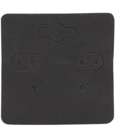 Earring Display Card Holders - 2x2 Black (200 Pack) for Jewelry Ear Studs - Buy Online on GoSupps.com