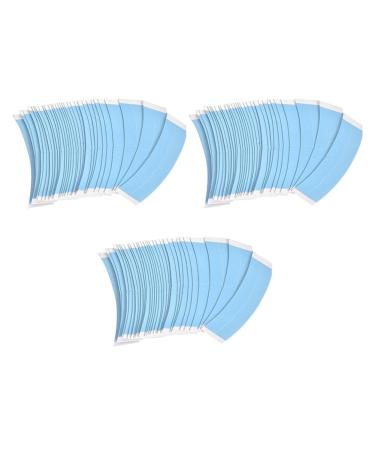 Misamo 108Pc/Lot Fixed Hair Double Tape Wig Adhesive Extended Hair Strip Waterproof for Toupee Lace Wig Film with Slitting Line Easy to Use