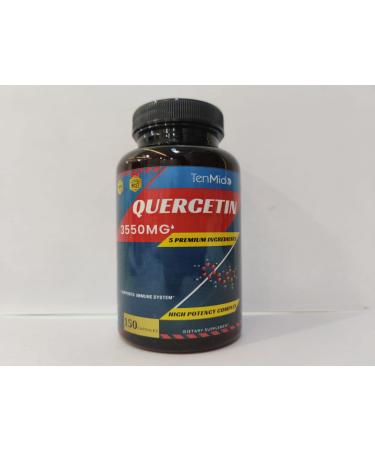 Quercetin Capsules 3550mg, 5 Months Supply & Berberine, Stinging Nettle, Turmeric, Black Pepper, 150 Capsules