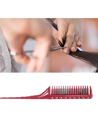 Teasing Comb 3 Rows of Teeth Tail Comb for Volume and Styling Precision(Red) - Buy Online on GoSupps.com