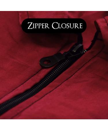 Buy Betty Dain Premier Barber Jacket XL - Burgundy | International Shipping Available - Buy Online on GoSupps.com