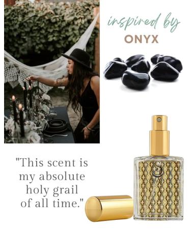 Onyx Organic Perfume Spray by Sage- 2 oz Vegan & Cruelty-Free Earthy Scent Black Coconut Vanilla Oakmoss Onyx 2 oz Eau de Toilette Spray - Buy Online on GoSupps.com
